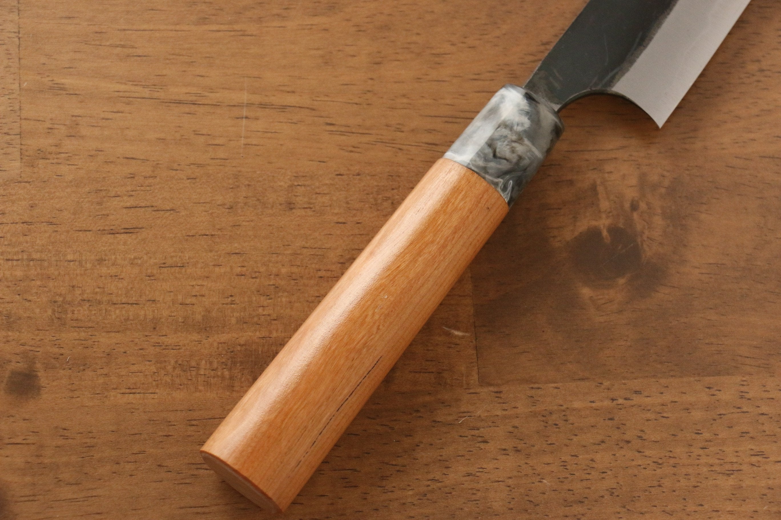 昌景 水 青鋼二號 黑打 筋引 270mm 美國櫻桃木握把 - 清助刃物