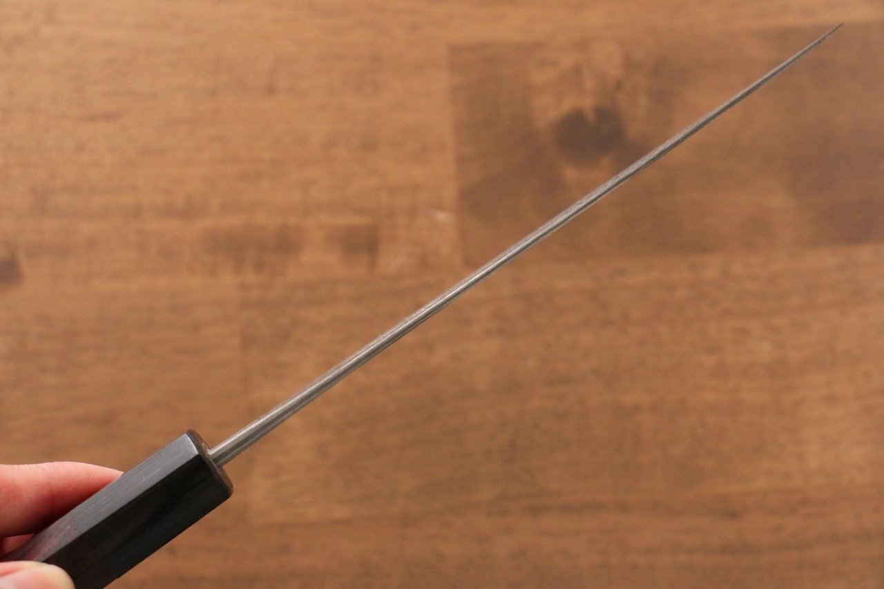 昌景 雲 VG10 大馬士革紋 多用途小刀 150mm 紫檀木 握把 - 清助刃物