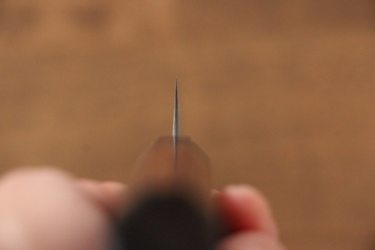 昌景 雲 VG10 大馬士革紋 多用途小刀 75mm 紫檀木 握把 - 清助刃物