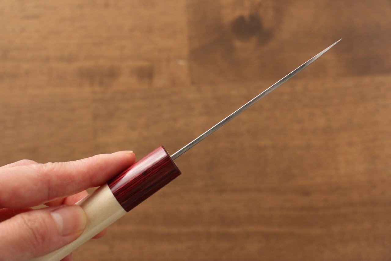 昌景 霧 VG10 大馬士革紋 多用途小刀 75mm 木蘭握把 - 清助刃物