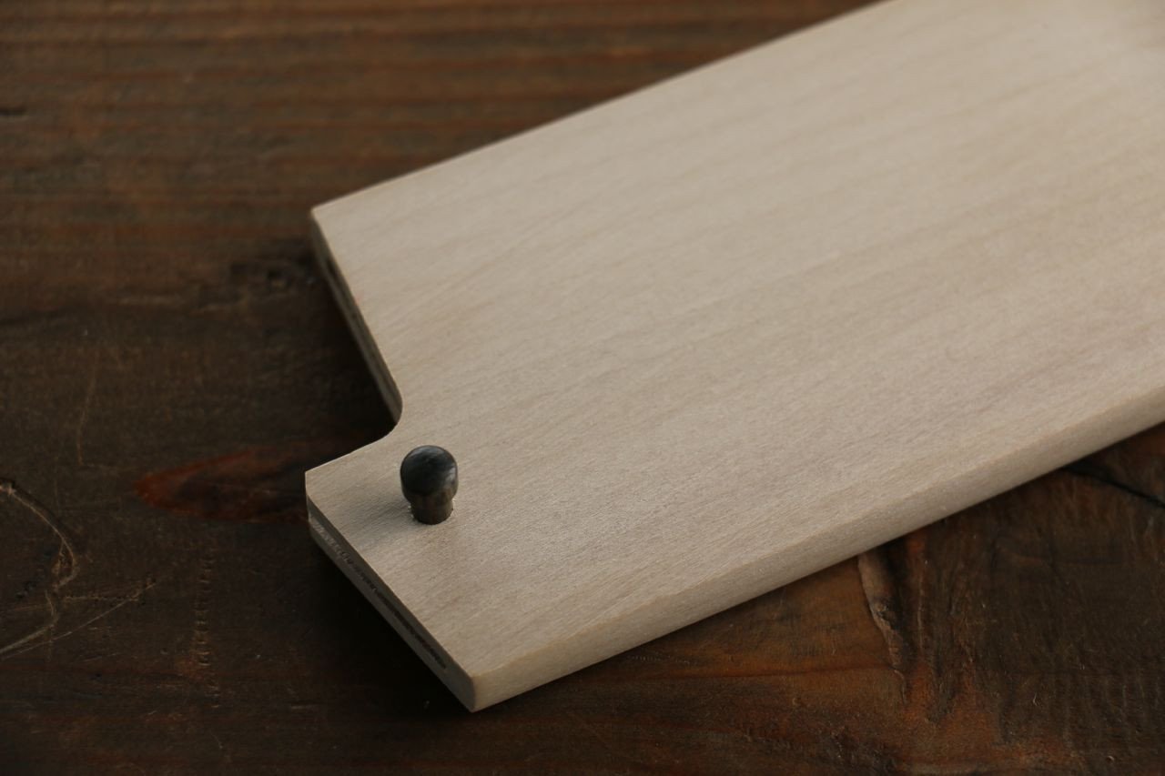 木蘭 鞘 三德刀用 附合成木安全栓 180mm Aokki - 清助刃物