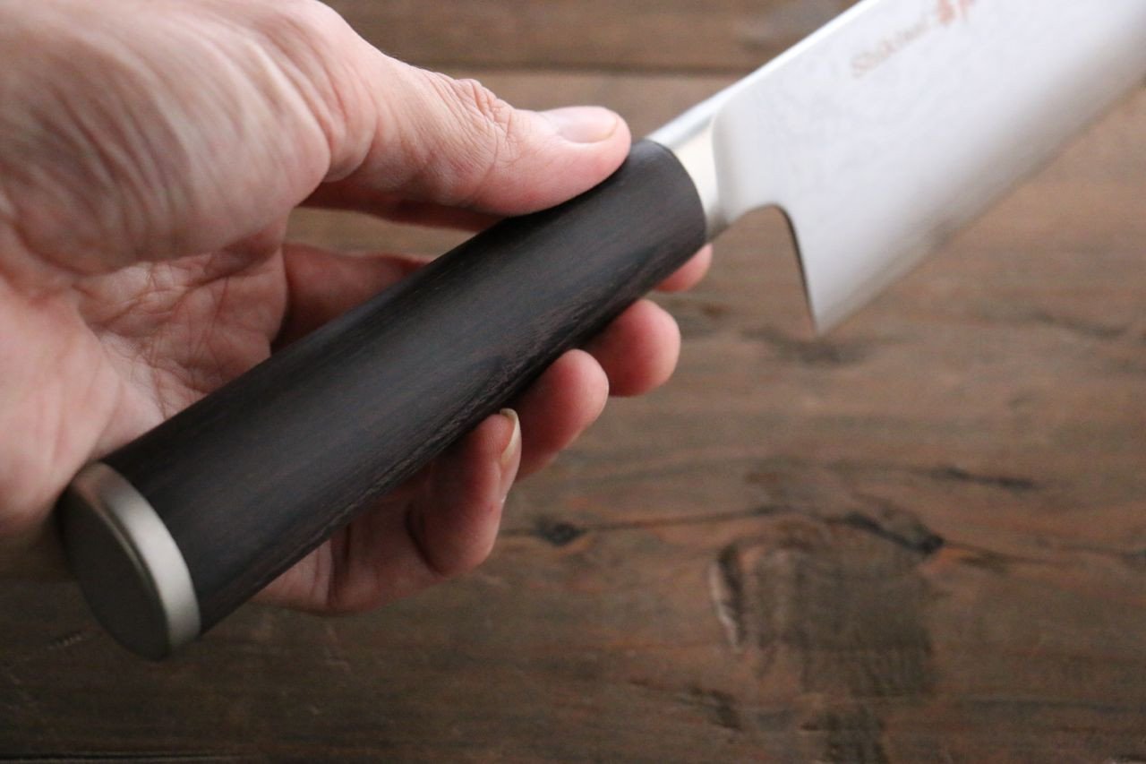 志津匠 都 AUS8 33層大馬士革紋 三德刀 165mm - 清助刃物