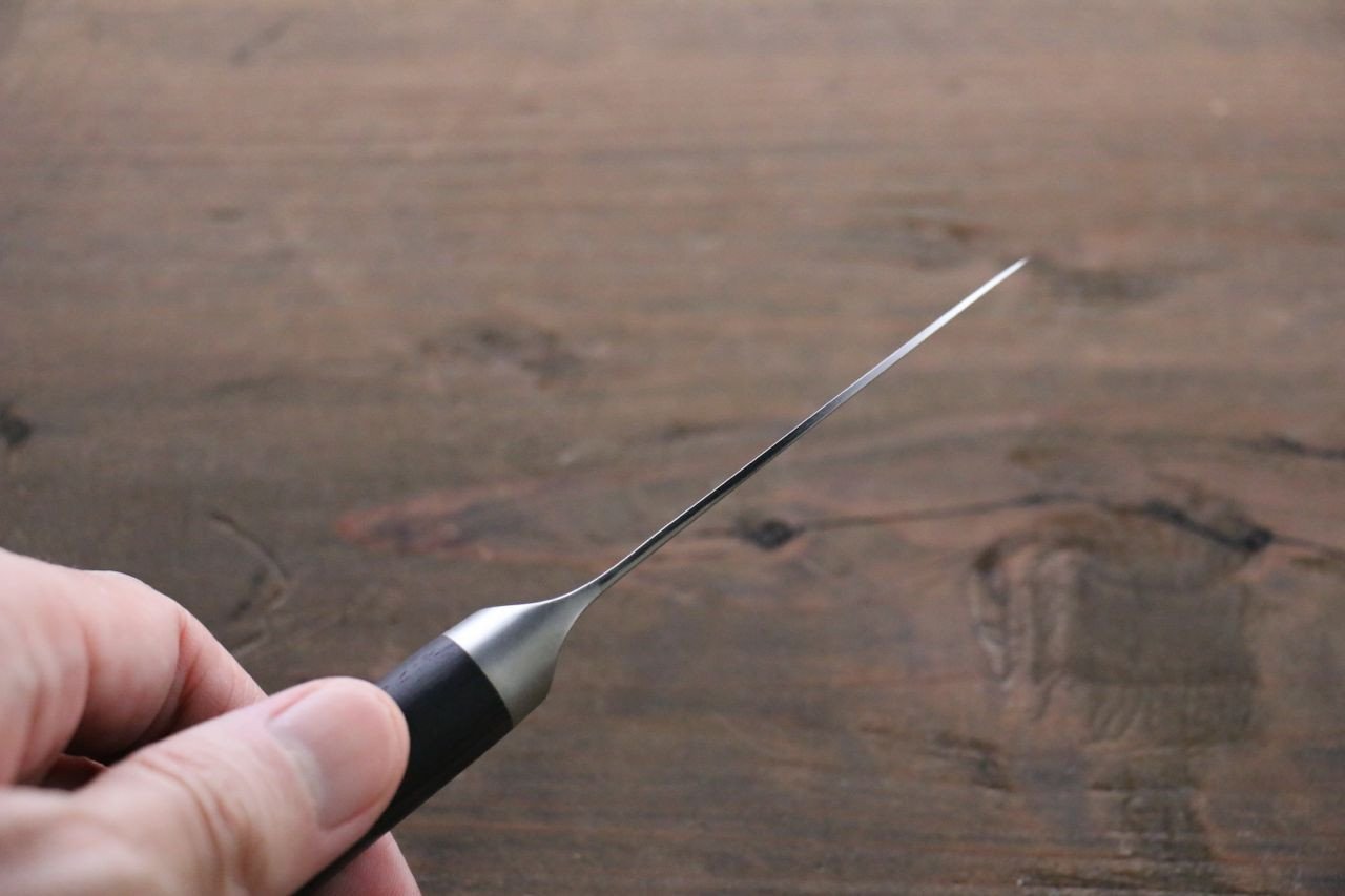 志津匠 都 AUS8 33層大馬士革紋 剝皮刀 65mm 握把 - 清助刃物