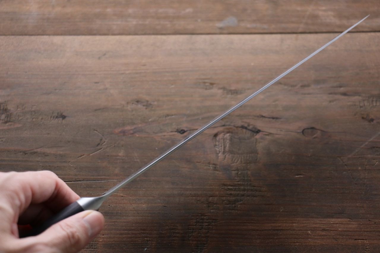 志津匠 都 AUS8 33層大馬士革紋 牛刀 240mm 握把 - 清助刃物