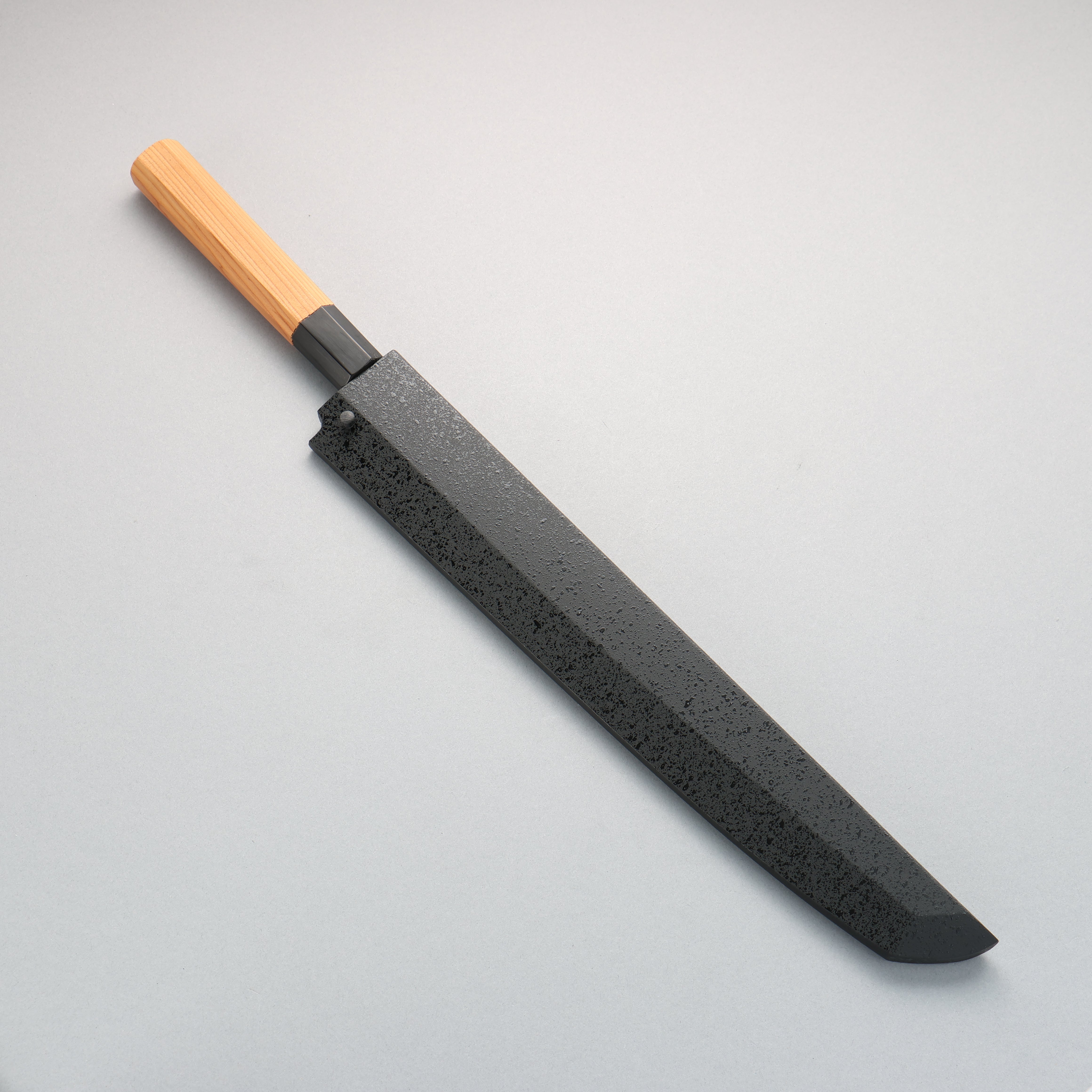 堺孝行焰玄武青鋼二號先丸柳刃300mm 紫杉木握把附刀鞘