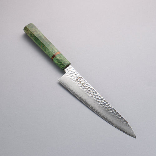 堺 孝行 VG10 33層大馬士革紋 牛刀 日本刀 210mm 穩定木 握把 - 清助刃物