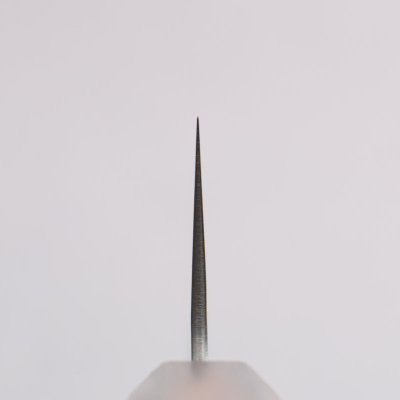 清助 不鏽鋼 440C 鎚目 大馬士革紋 三德刀 170mm 橡木 握把 - 清助刃物