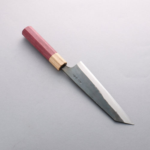 清助 超級青鋼 黑打 文化刀 180mm 紫心木（口輪：橡木） 握把 - 清助刃物