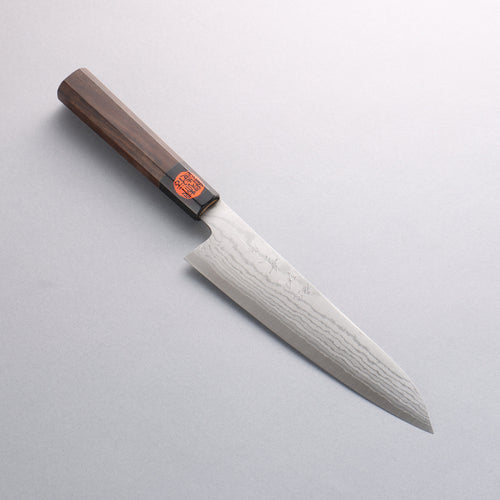 田中 誠貴 VG10 17層 大馬士革紋 牛刀 180mm 核桃木 握把 - 清助刃物