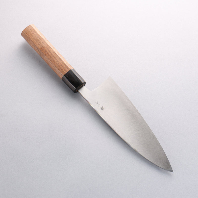 田中 誠貴 銀三鋼 出刃 180mm 核桃木握把 - 清助刃物