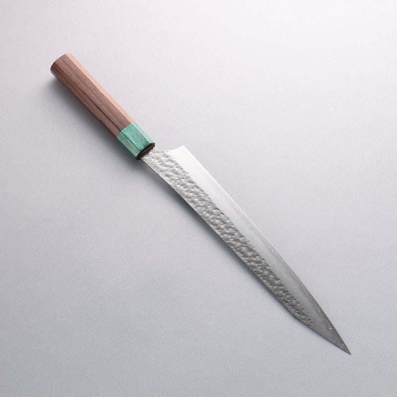 黑崎 優 閃光銳 SG2 鎚目 筋引 240mm 紫檀木（口輪：綠合成木） 握把 - 清助刃物