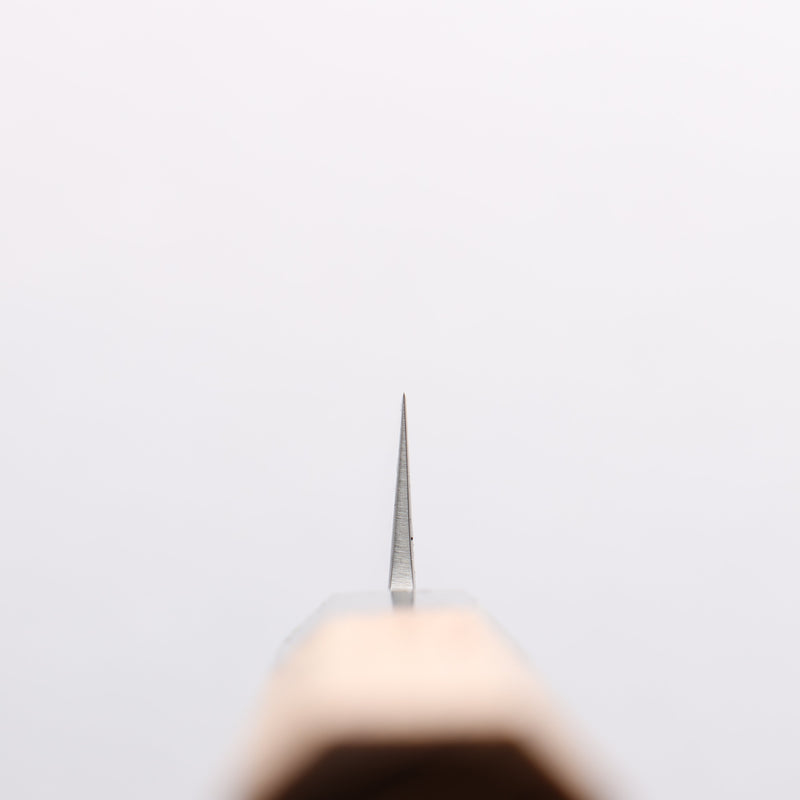 堺 孝行 VG10 33層大馬士革紋 多用途小刀 150mm 櫟木漆塗（黑伸）握把 - 清助刃物