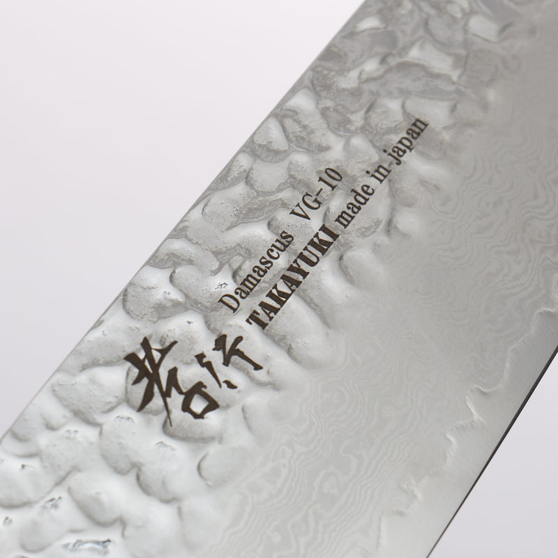 堺 孝行 琳凰 VG10 33層 大馬士革紋 劍型三德刀 日本刀 160mm 青漆塗 握把 - 清助刃物