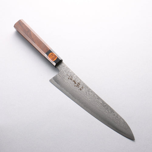 田中 誠貴 春風 SG2 大馬士革紋 牛刀 210mm 核桃木 握把 - 清助刃物