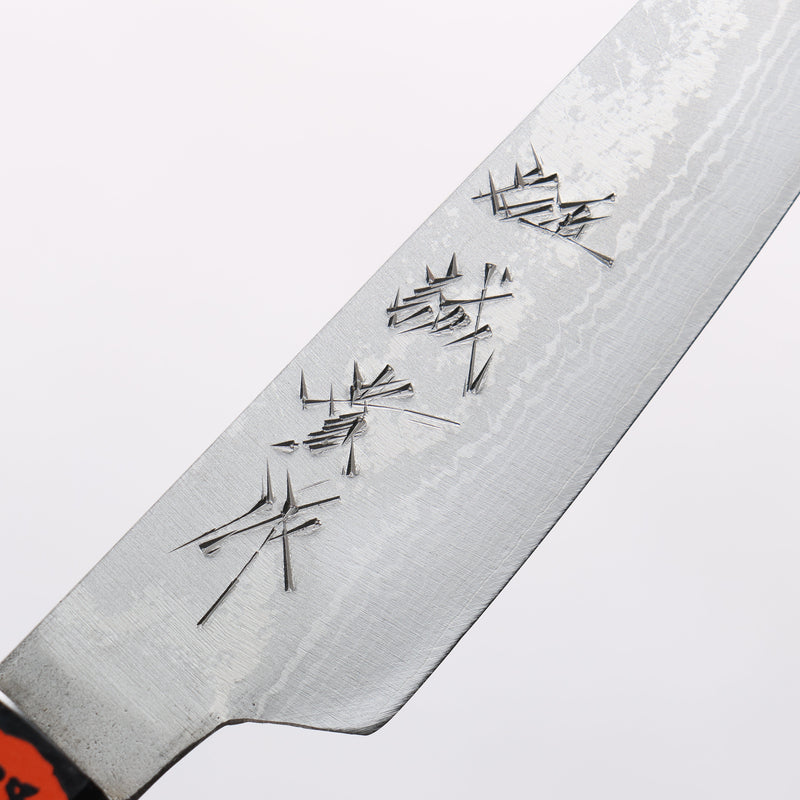 田中 誠貴 VG10 大馬士革紋 多用途小刀 120mm 核桃木 握把 - 清助刃物