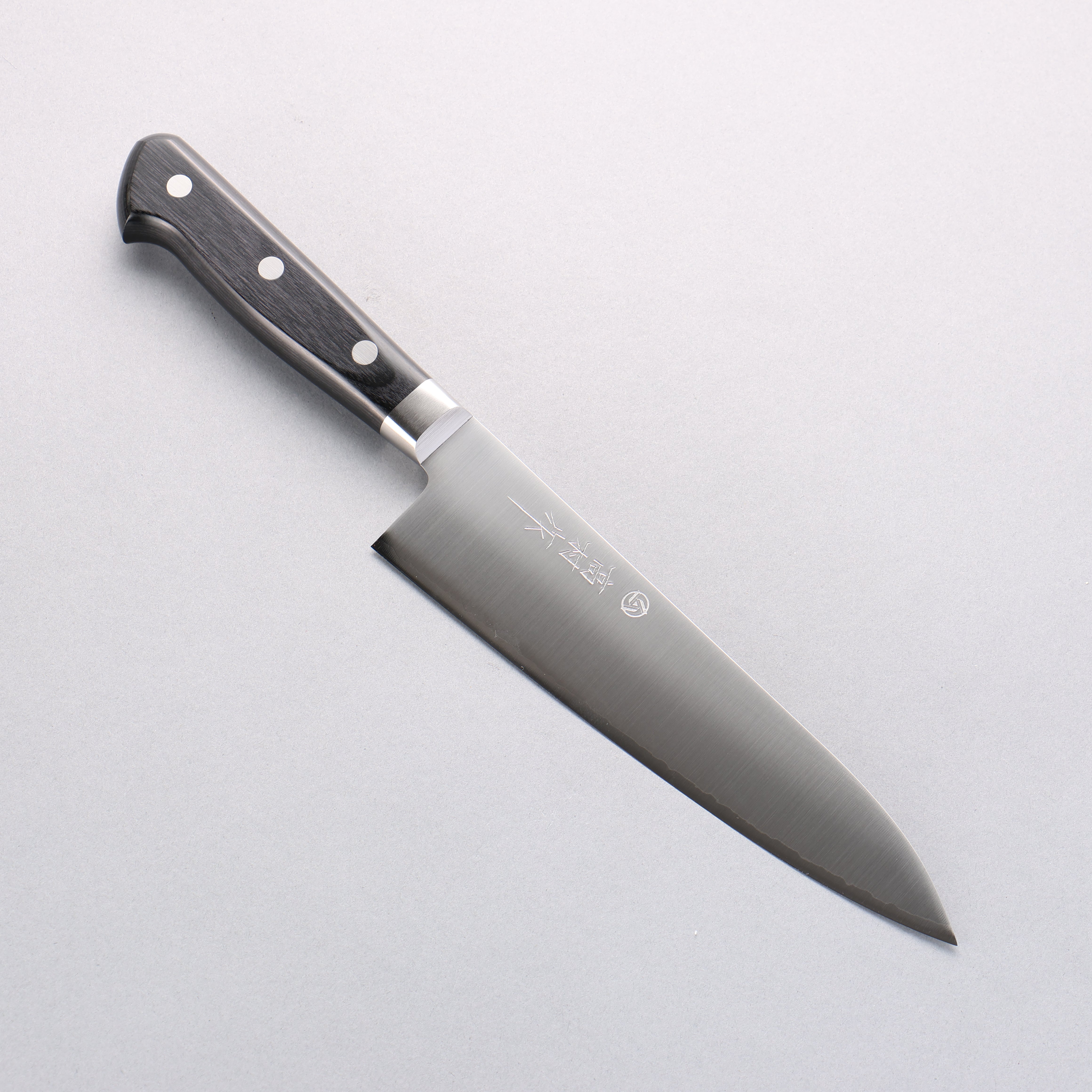 高村刃物 VG10 打磨處理 牛刀 180mm 黑合成木握把 - 清助刃物