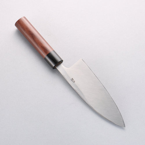 清助 白鋼 霞研 出刃 150mm 紫檀木 握把 - 清助刃物