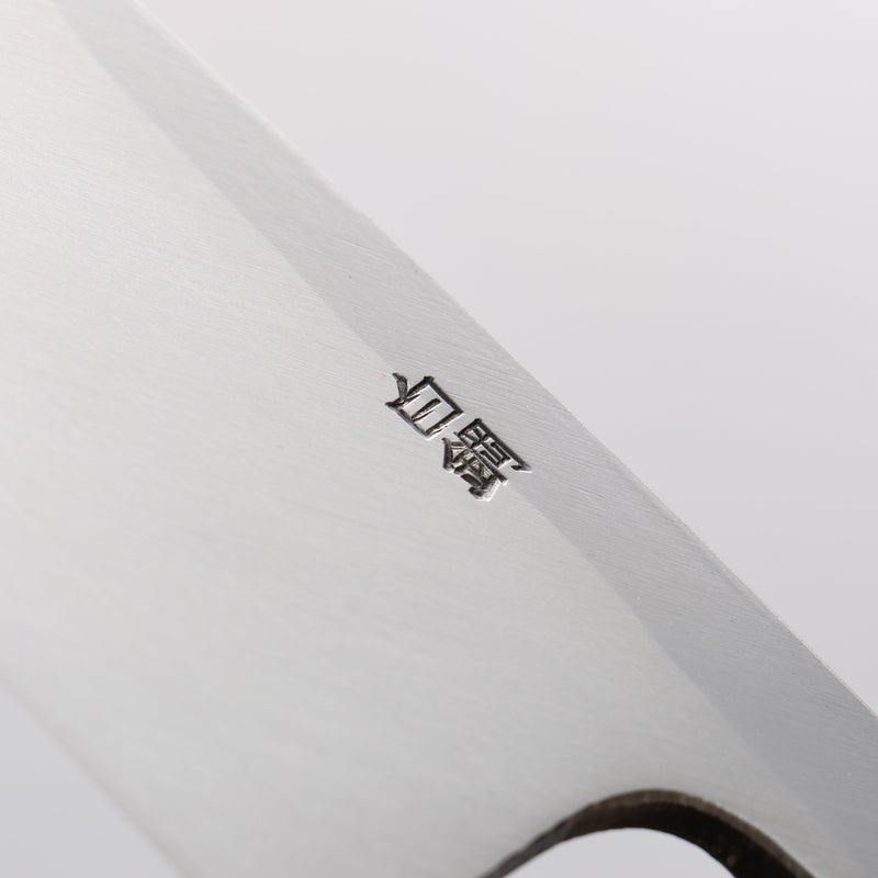 清助 白鋼 霞研 出刃 150mm 紫檀木 握把 - 清助刃物