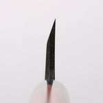 清助 白鋼 霞研 出刃 150mm 紫檀木 握把 - 清助刃物