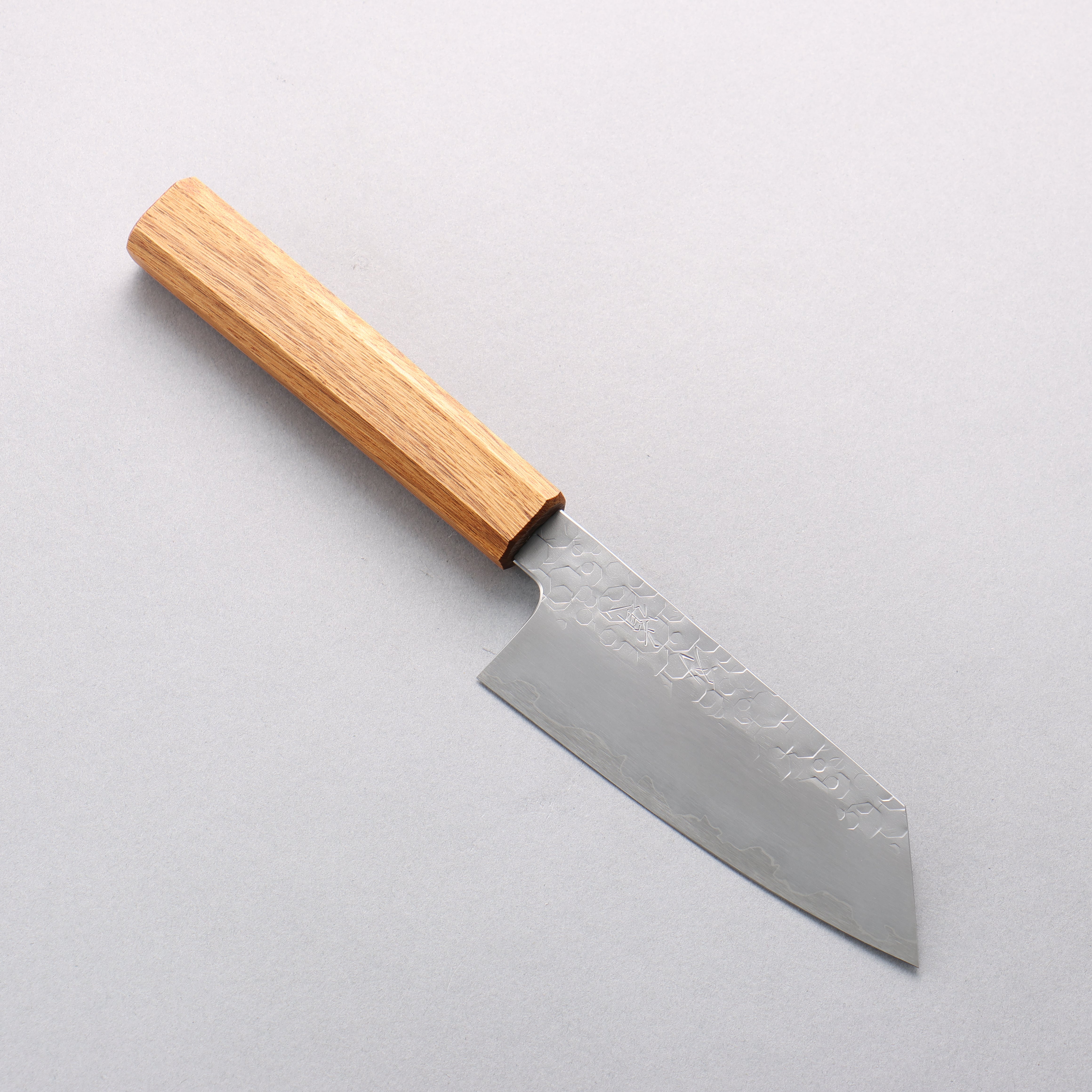 刃道 潮騒 SG2 鎚目 小文化刀 135mm 橡木 握把 - 清助刃物