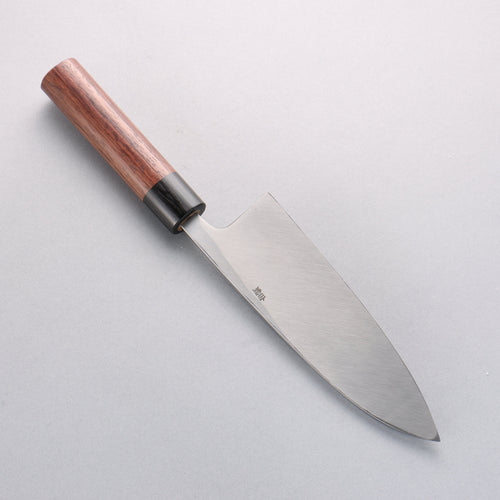 清助 白鋼 霞研 出刃 180mm 紫檀木 握把 - 清助刃物