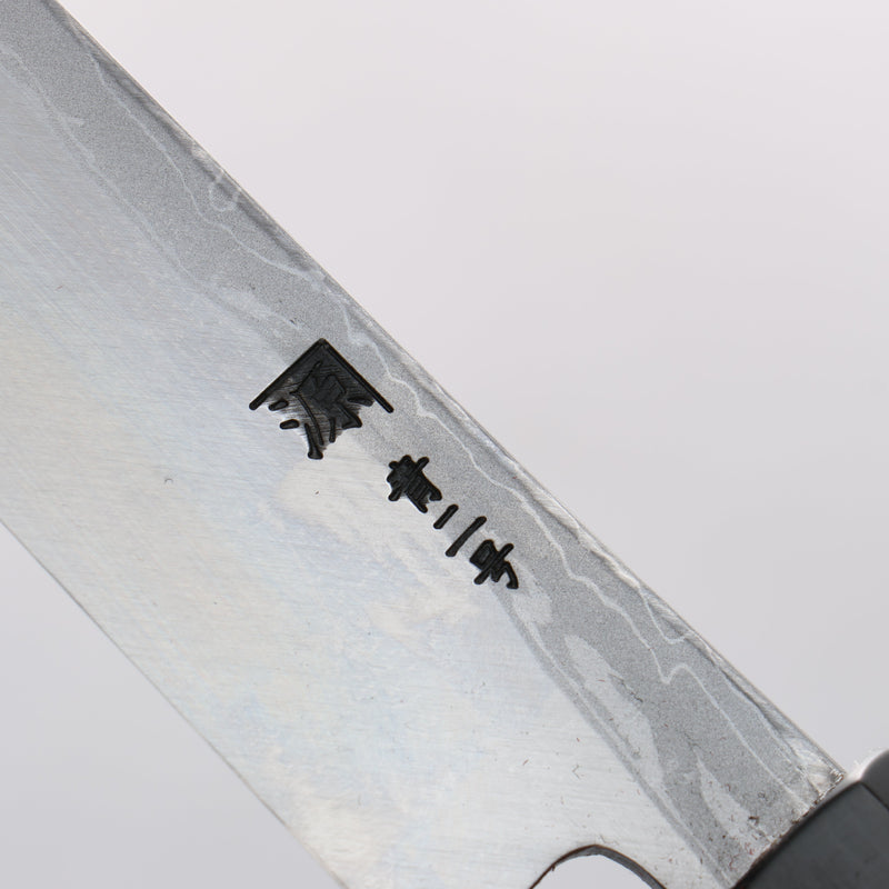 田中 誠貴 青鋼二號 大馬士革紋 先丸蛸引 240mm 核桃木 握把 - 清助刃物