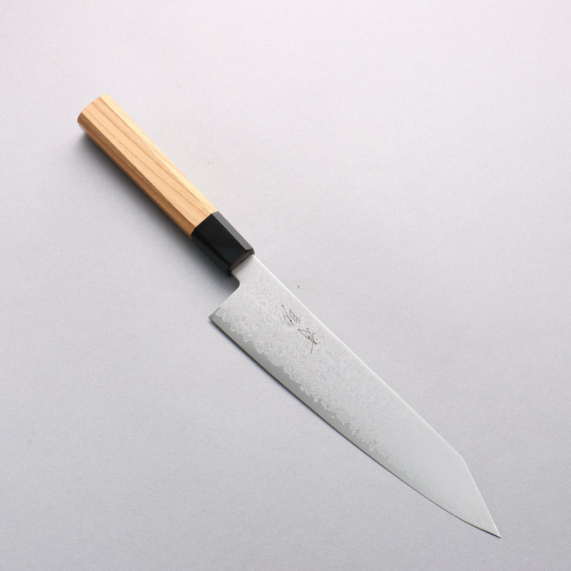 清助 VG10 大馬士革紋 切付牛刀 210mm 櫸木 握把 - 清助刃物