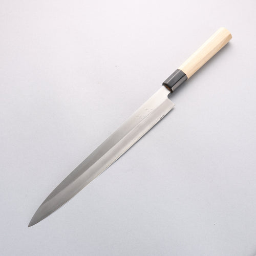 清助 【左撇子用】 鉬鋼（MOL） 霞研 柳刃 300mm - 清助刃物