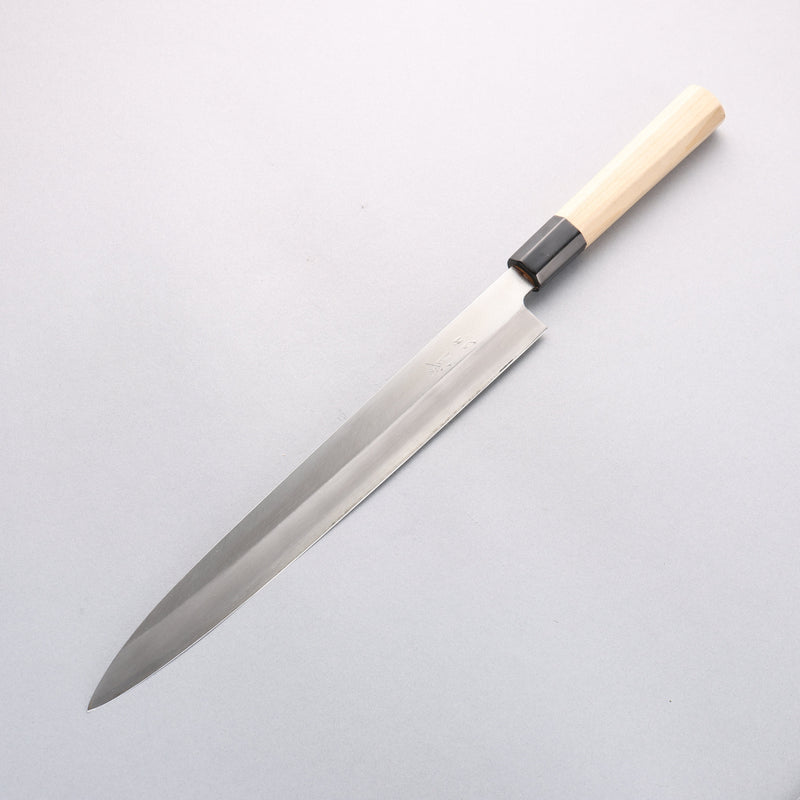 清助 【左撇子用】 鉬鋼（MOL） 霞研 柳刃 300mm - 清助刃物