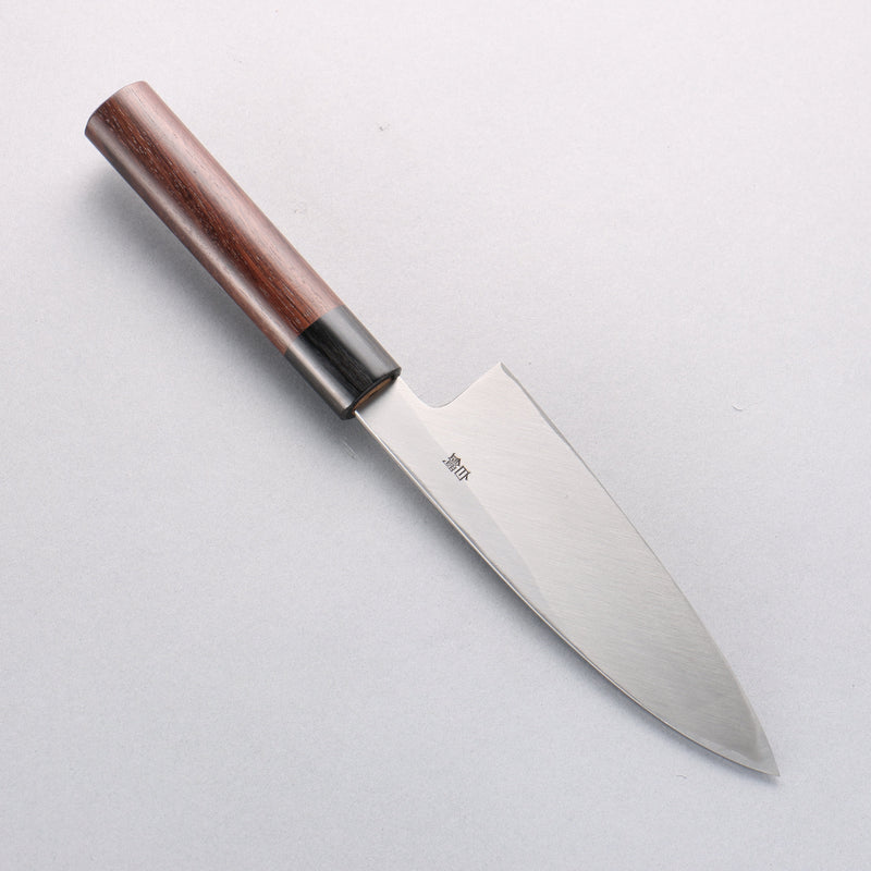 清助 白鋼 霞研 舟行 165mm 紫檀木 握把 - 清助刃物