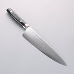 清助 彩雲 VG10 大馬士革紋 牛刀 230mm 黑米卡塔（樹脂複合材料） 握把 - 清助刃物