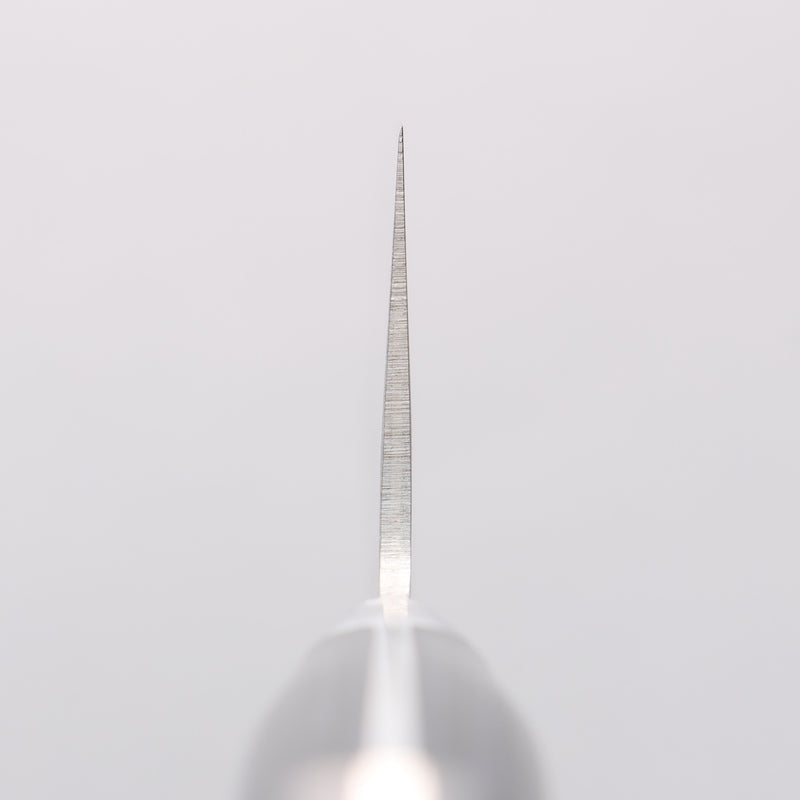 清助 青鋼二號 梨地 切付三德刀 195mm 深藍色合成木 握把 - 清助刃物