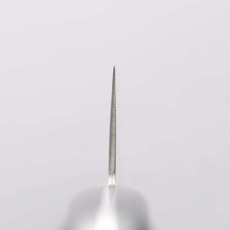 清助 海浪 AUS10 鏡面處理 大馬士革紋 牛刀 240mm 黑合成木 握把 - 清助刃物