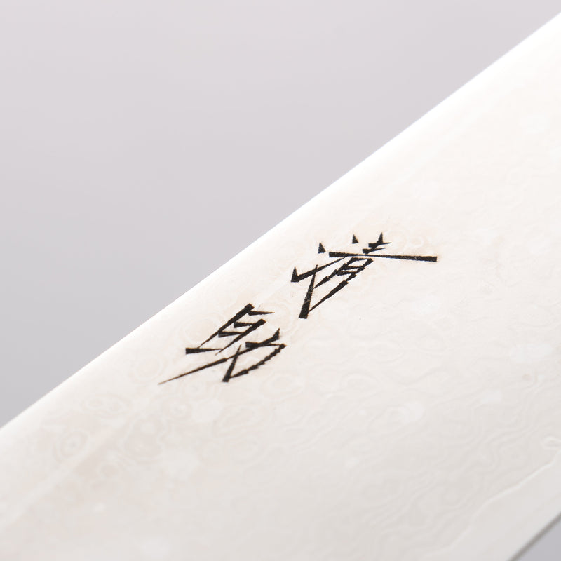 清助 VG10 33層 鏡面處理 大馬士革紋 牛刀 240mm 紅合成木 握把 - 清助刃物