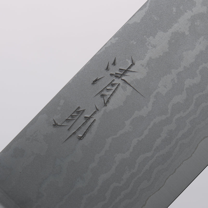 清助 VG10 大馬士革紋 菜切 165mm 黑合成木 握把 - 清助刃物