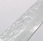 清助 VG10 17層 大馬士革紋 多用途小刀 135mm 黑合成木 握把 附刀鞘 - 清助刃物