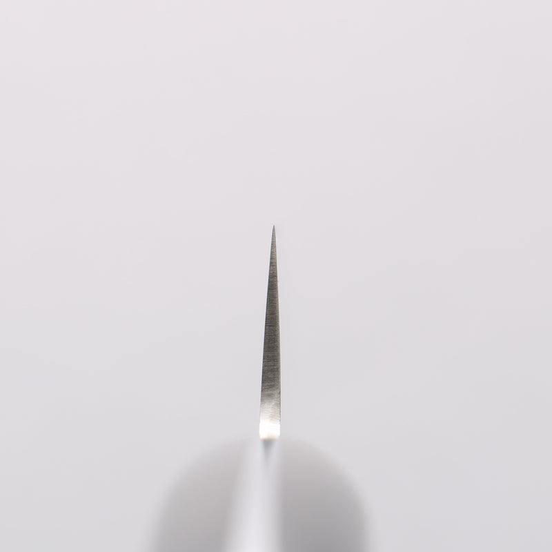 清助 彩雲 VG10 大馬士革紋 多用途小刀 150mm 黑米卡塔（樹脂複合材料） 握把 - 清助刃物