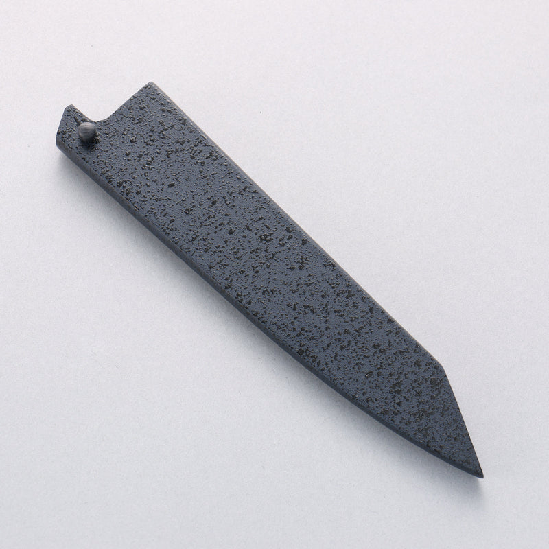 清助 青槌 AUS10 鎚目 切付多用途小刀 日本刀 145mm 深藍色合成木 握把 附刀鞘 - 清助刃物