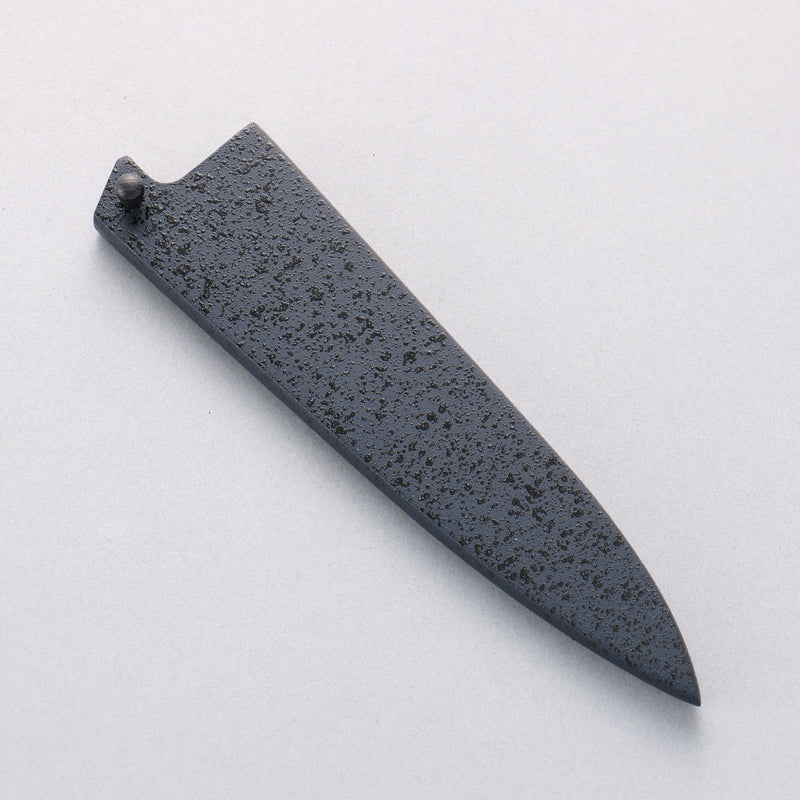 清助 藍雲 VG10 33層 大馬士革紋 多用途小刀 日本刀 135mm 深藍色合成木 握把 附刀鞘 - 清助刃物