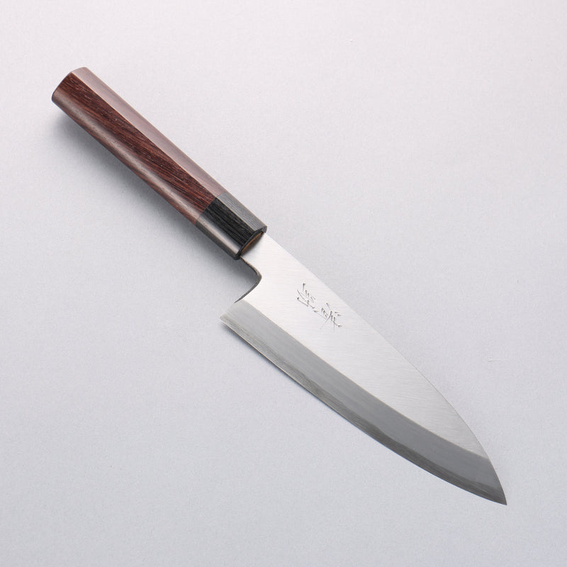 清助 青鋼 霞研 舟行 180mm 紫檀木 握把 - 清助刃物