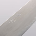 清助 白鋼一號 打磨處理 筋引 240mm 櫟木紫漆塗 握把 - 清助刃物