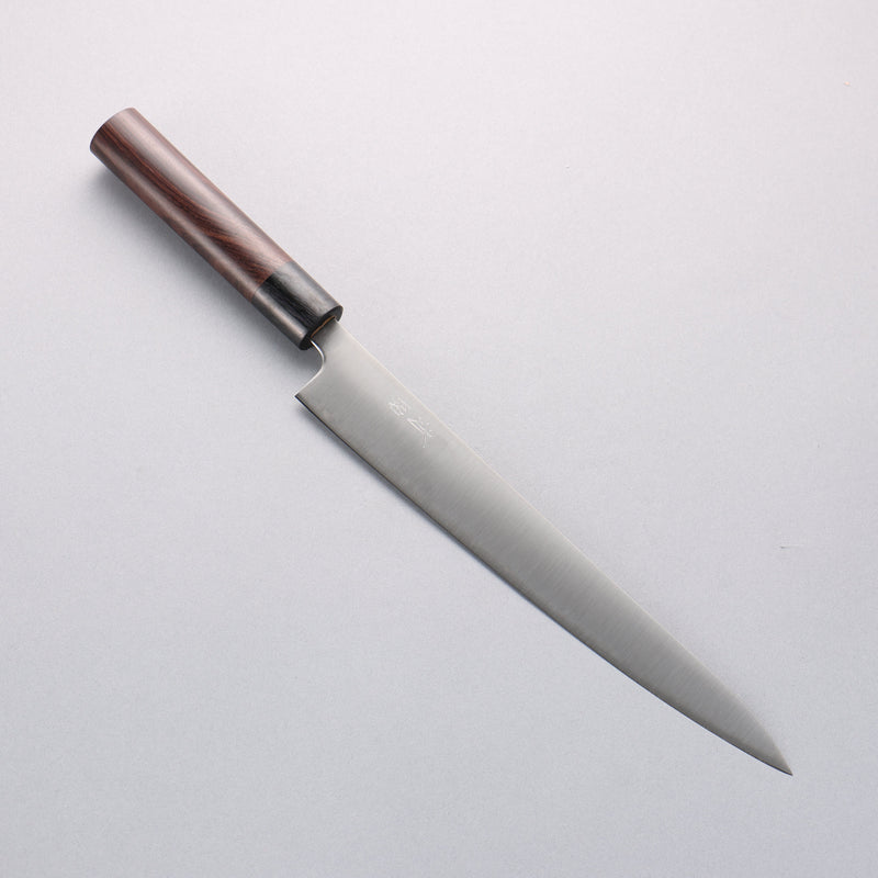 清助 超級青鋼 筋引 240mm 紫檀木（口輪：黑合成木） 握把 - 清助刃物