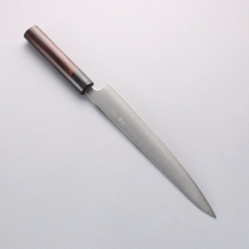 清助 超級青鋼 筋引 240mm 紫檀木（口輪：黑合成木） 握把 - 清助刃物