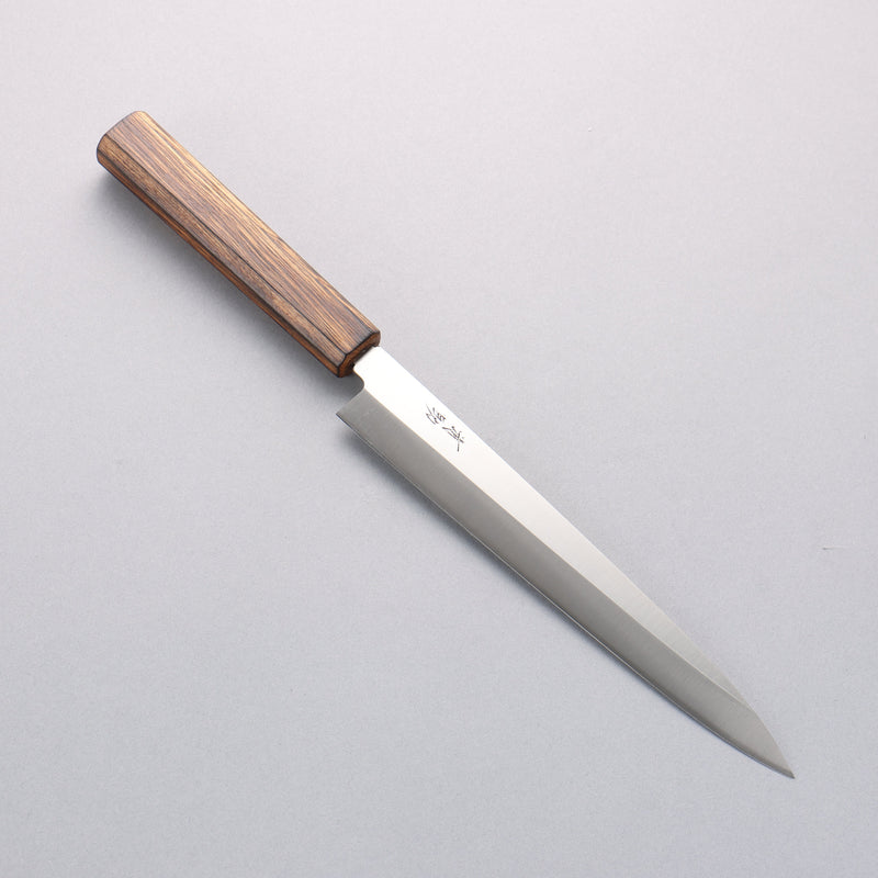 清助 AUS8 柳刃 210mm 橡木 握把 - 清助刃物