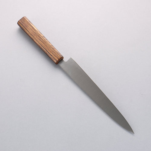 清助 AUS8 柳刃 210mm 橡木 握把 - 清助刃物