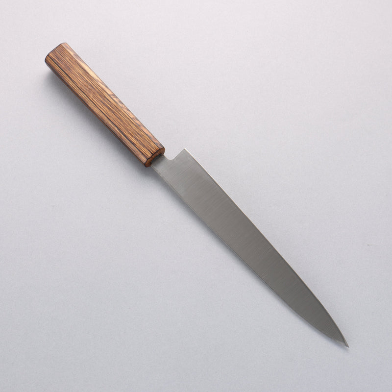 清助 AUS8 柳刃 210mm 橡木 握把 - 清助刃物