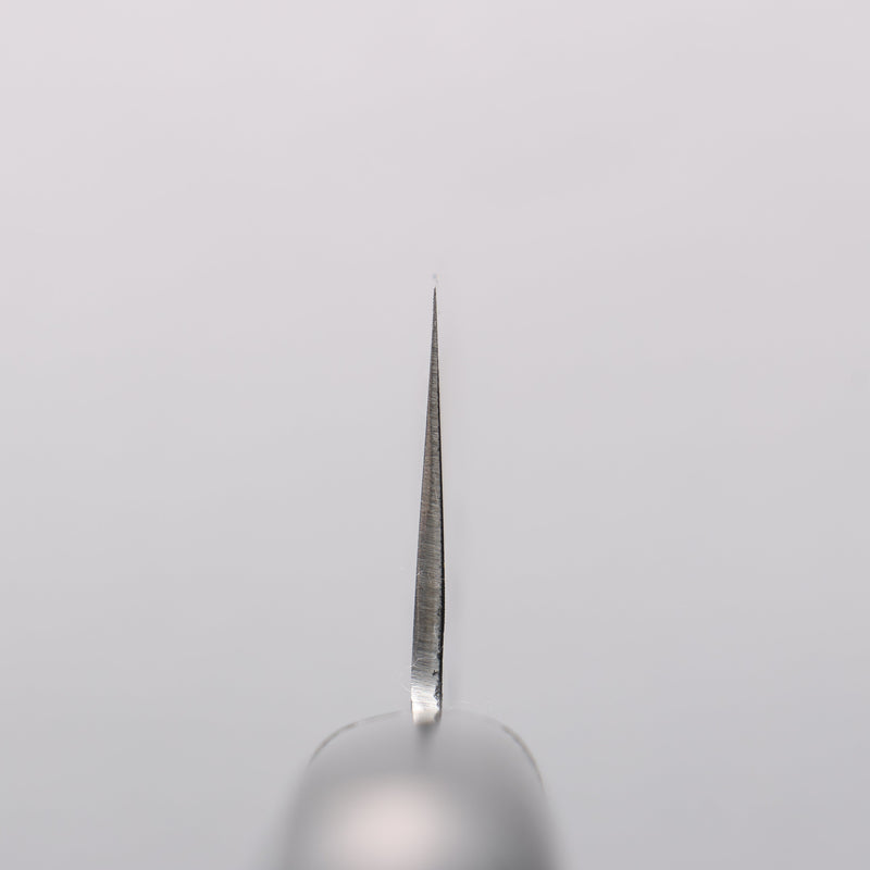 清助 青鋼 鎚目 羅紋 三德刀 180mm 黑合成木 握把 - 清助刃物