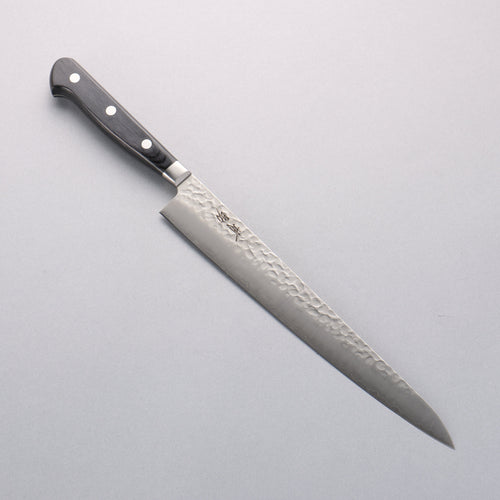 清助 AUS8 鎚目 筋引 240mm 黑合成木 握把 - 清助刃物