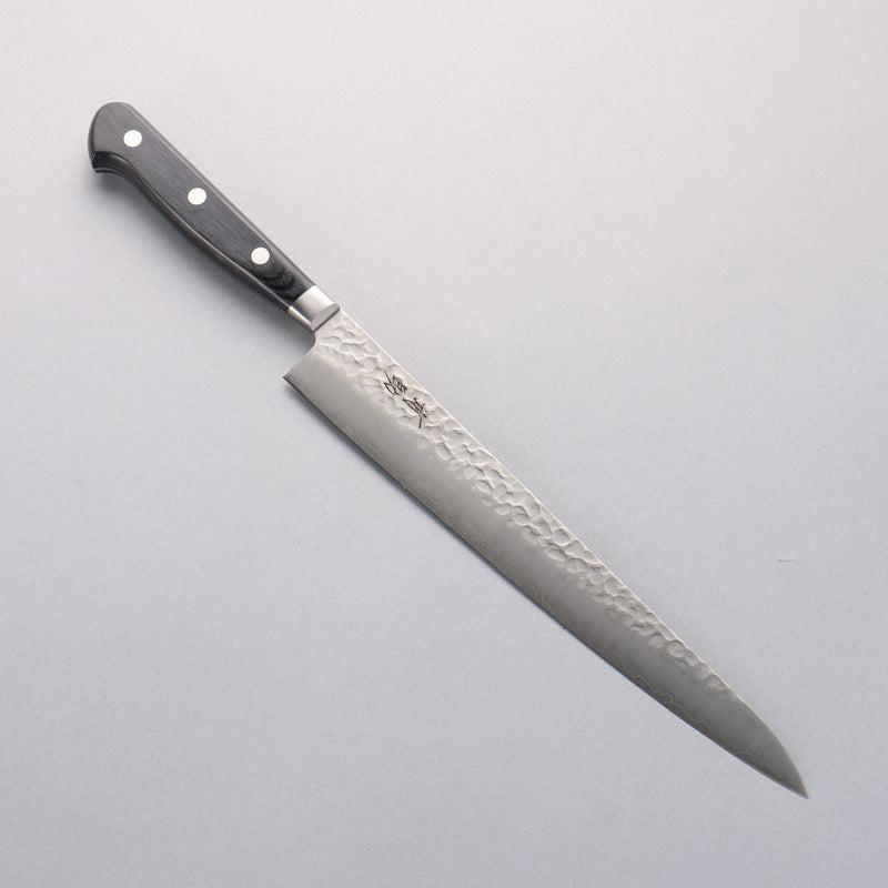 清助 AUS8 鎚目 筋引 240mm 黑合成木 握把 - 清助刃物