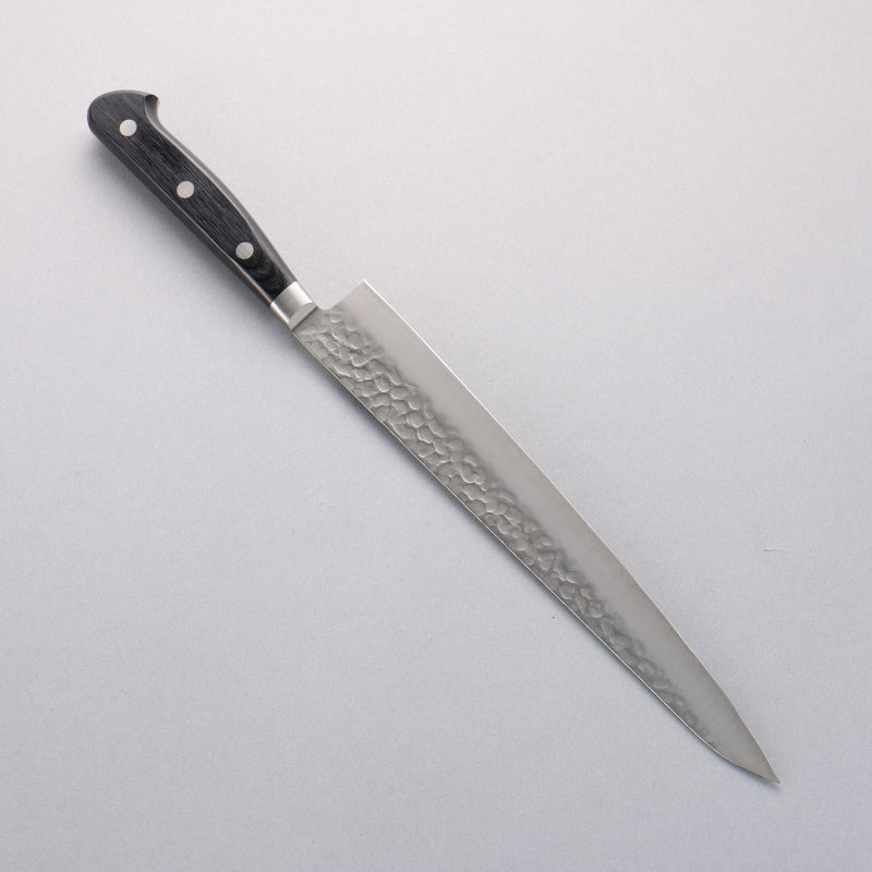 清助 AUS8 鎚目 筋引 240mm 黑合成木 握把 - 清助刃物